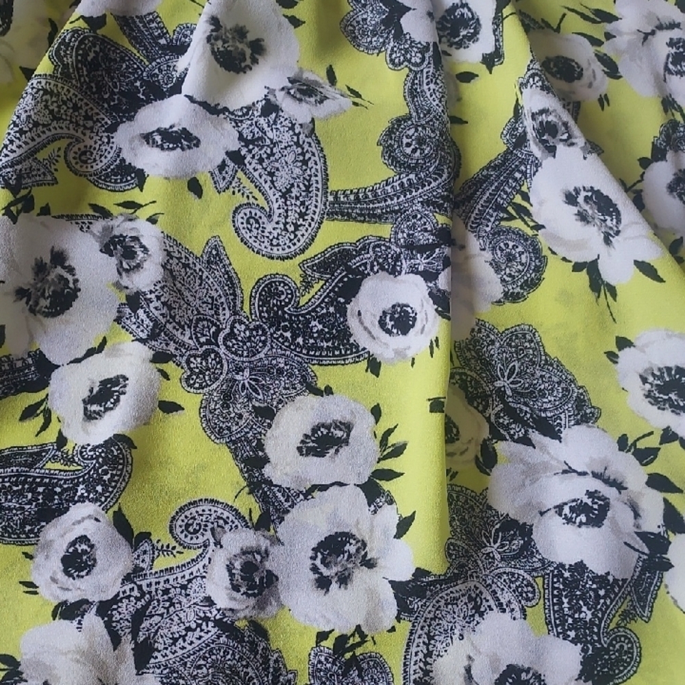 Torrid Yellow and Black Floral Camisole - Picture 2 of 5